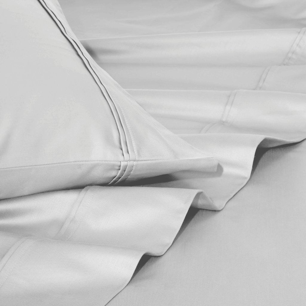 Luxury 1200 Thread Count Egyptian Cotton Deep Pocket Bed Sheet Set - Queen Size, Soft & Breathable for Ultimate Comfort - Perfect for Master Bedroom, Guest Room & Hotel Use