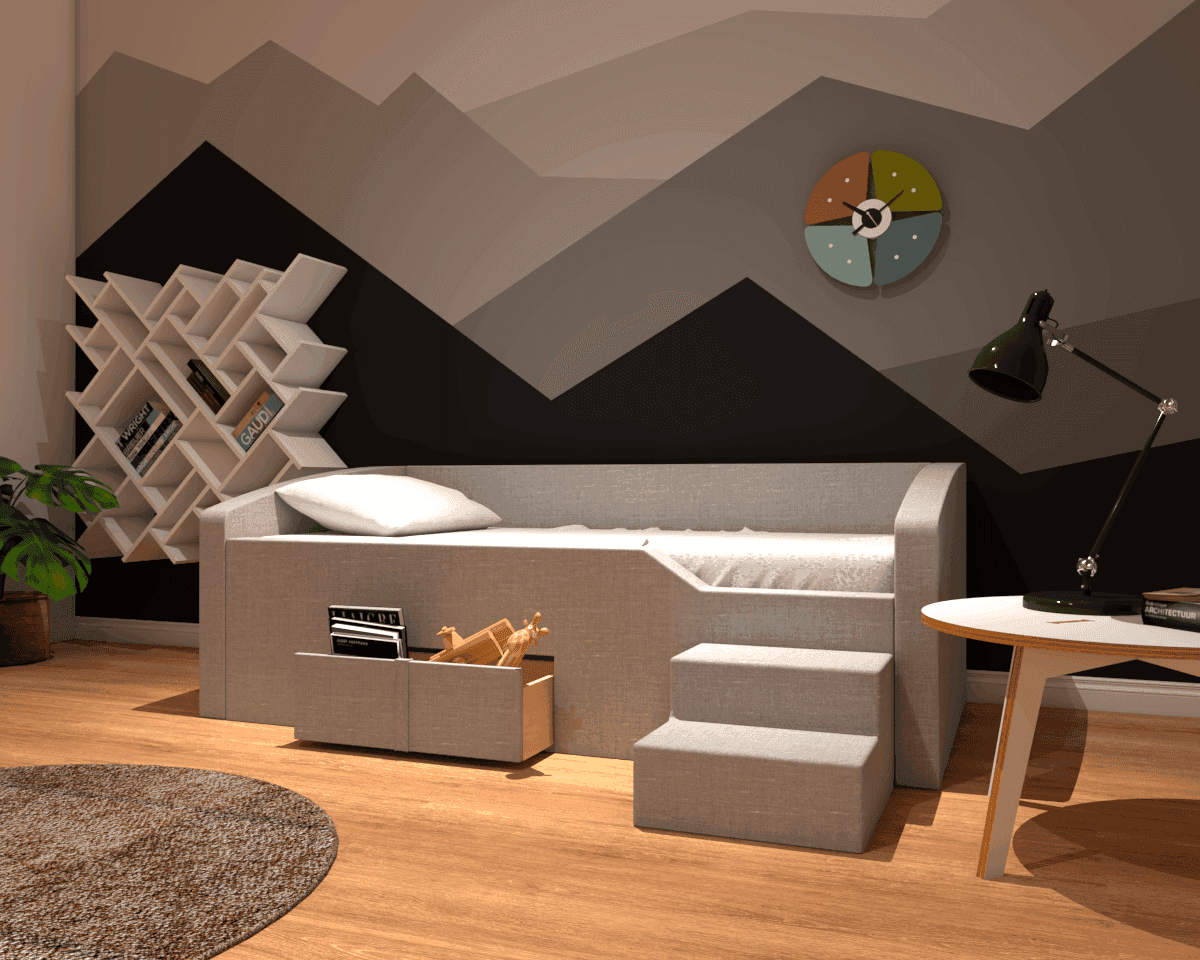 Lysa Fabric Daybed - Water Repellent Sofa Bed for Indoor & Outdoor Use | Perfect for Patio, Guest Room, and Living Room