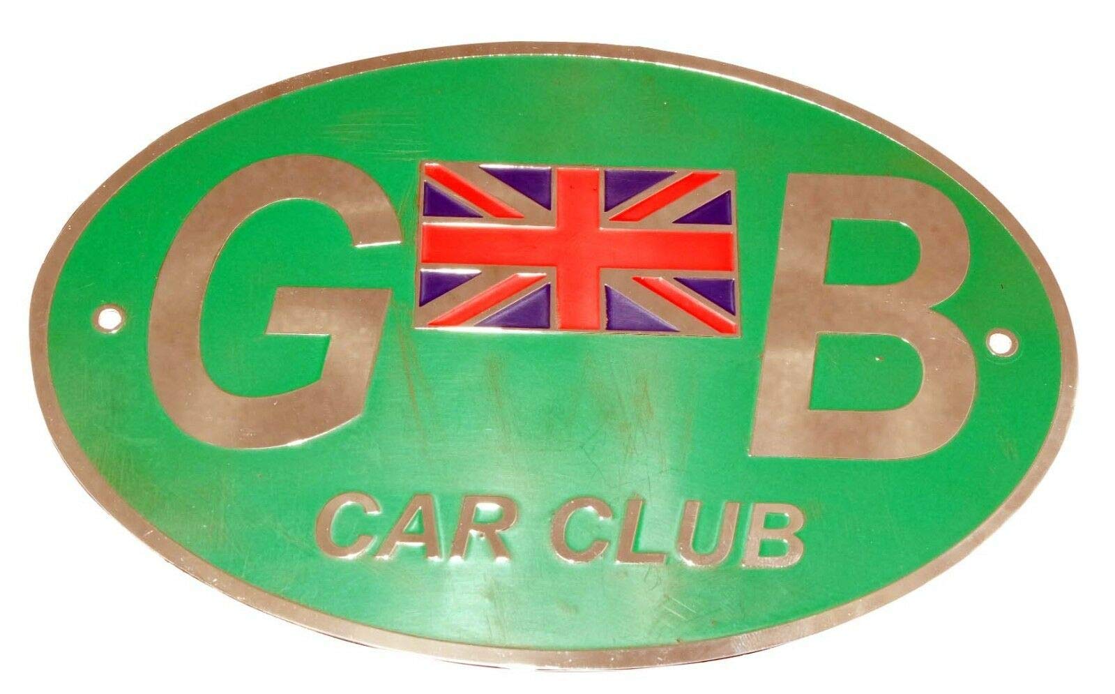 Great Britain Flag Car Bumper Decal Badge - Oval GB Sticker for Universal Vehicle Fit - Perfect for Car Clubs, Road Trips & National Pride Display