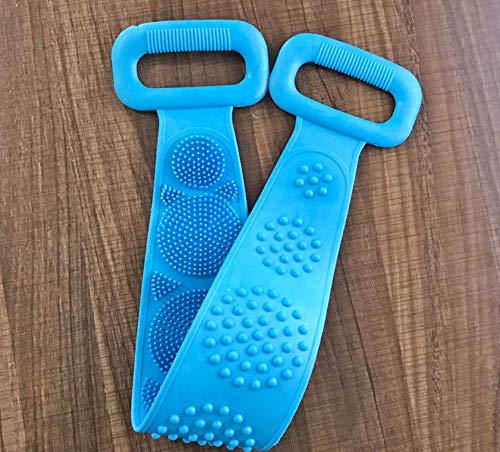 Ladila Silicone Body Scrubber Brush - Exfoliating Back Scrubber for Deep Cleansing, Skin Peeling & Massage - Soft Bath Towel & Shower Brush for Smooth Skin - Perfect for Spa, Exfoliation & Relaxation at Home