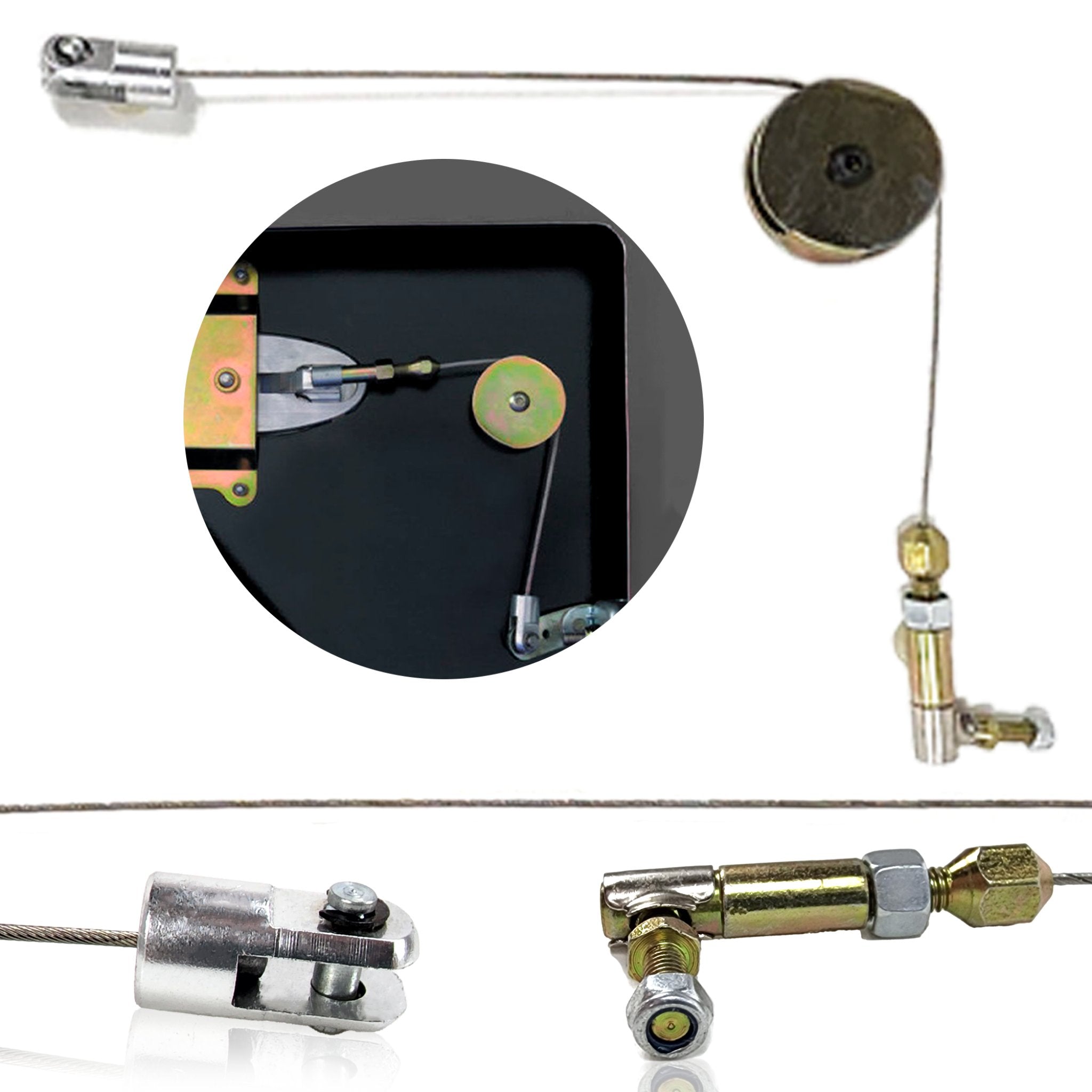 1905 Studebaker Model 9503 Shaved Door Handle Conversion Kit - Stainless Steel Solenoid Latch & Cable System Upgrade for Smooth Operation - Perfect for Classic Car Restoration & Custom Builds