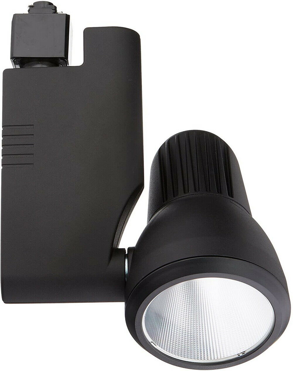 Nora NTE 810 BLK 3-Light LED Track Lighting Kit with End Feed Cord & Plug - Black Finish for Modern Living Room, Kitchen, or Retail Store Lighting