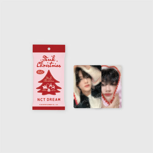 SM 2024 Pink Christmas Official MD Photocard Random Pack - K-Pop Collectible Merchandise for Fans, Gift Giving & Album Decorations