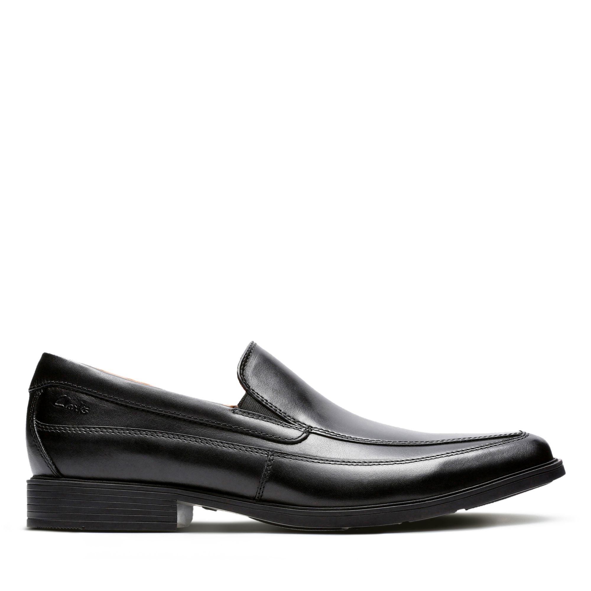 Clarks Men's Business Leather Slip-On Shoes for Office & Formal Wear – Comfortable & Stylish Dress Shoes for Professionals