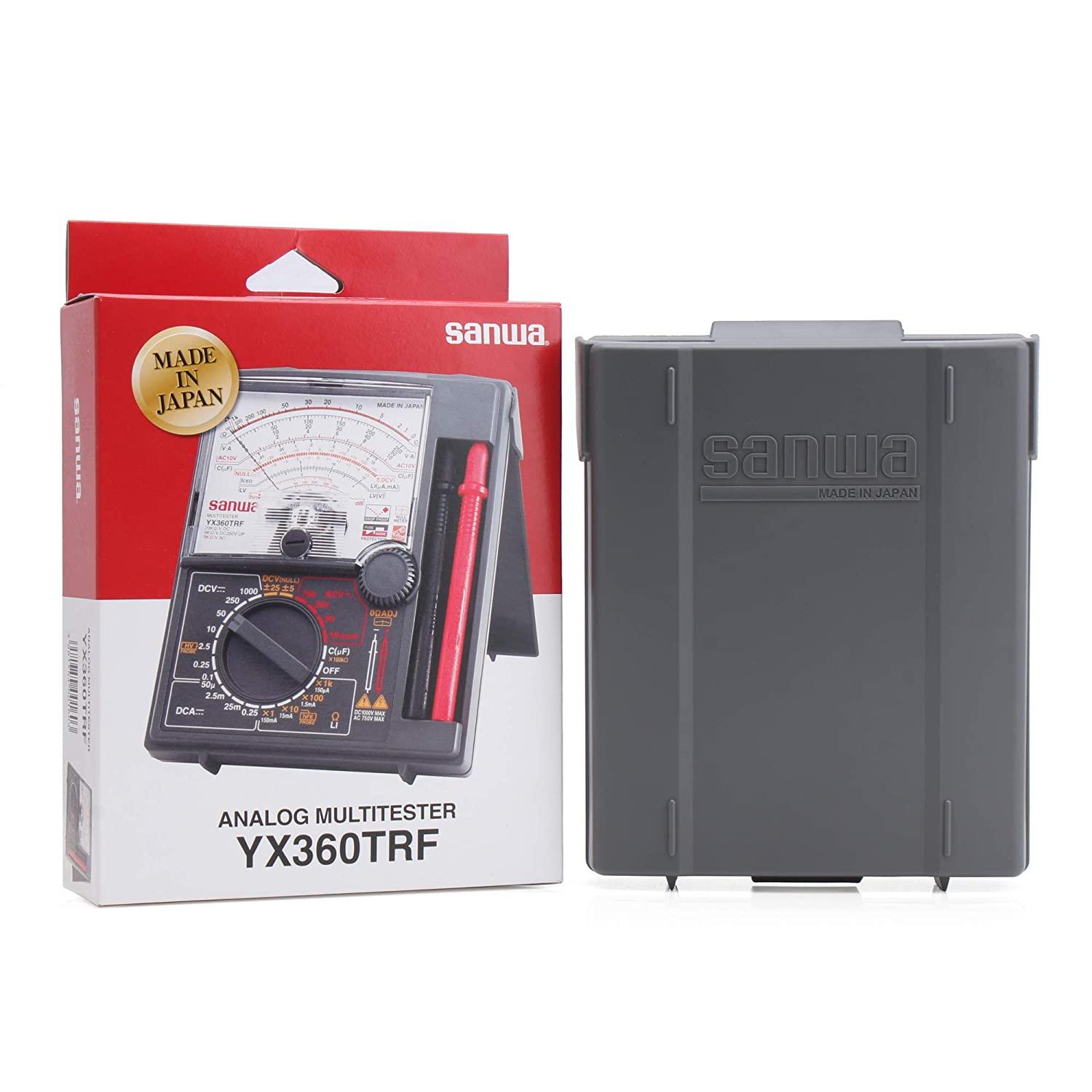 YX360TRF Analog Multimeter with Built-In Protective Case - Accurate Electrical Testing for Home, Lab & DIY Projects