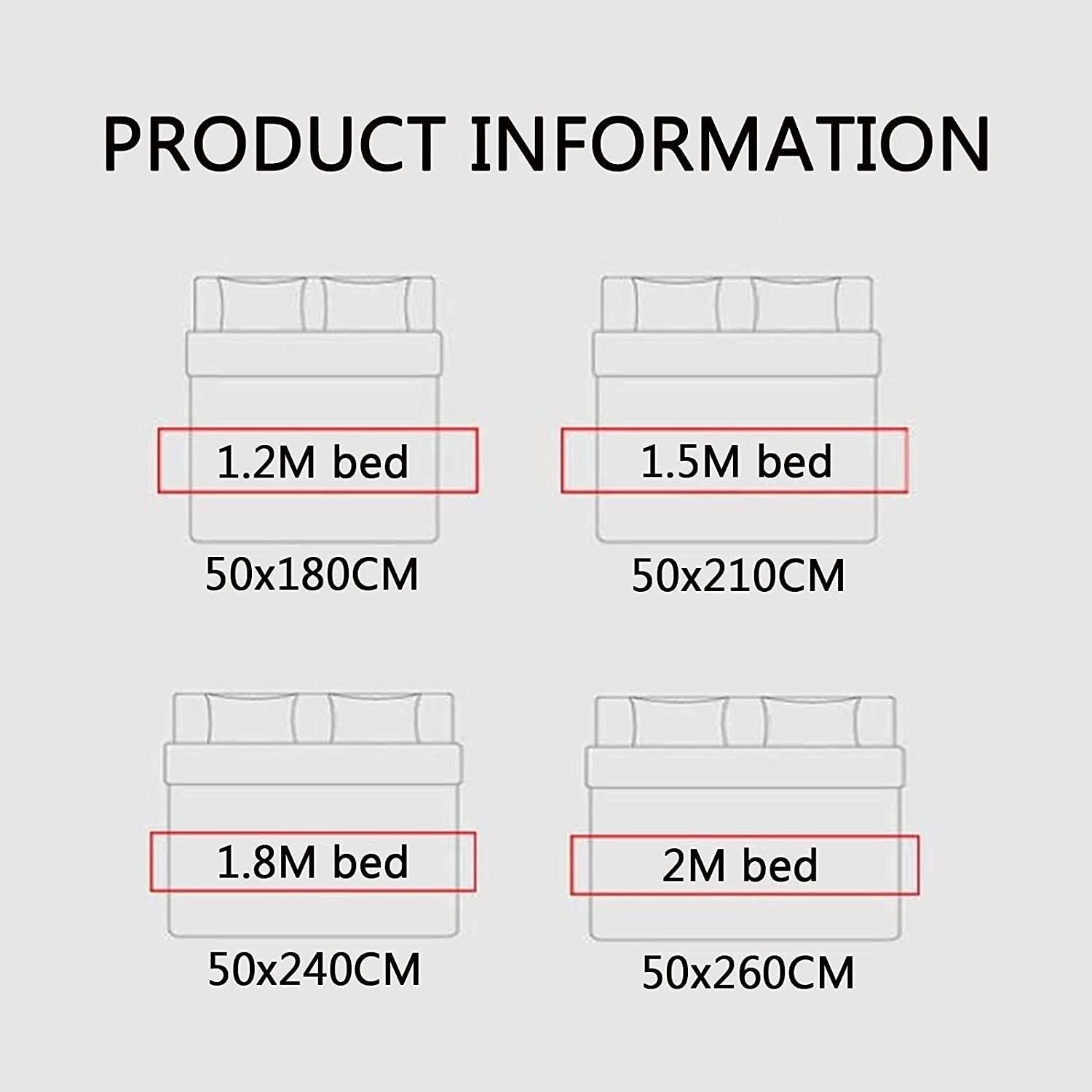 Luxury Satin Jacquard Bed Runner Scarf - Queen/Double/Single/King Size Hotel Style Bedspread Cover - 50x210cm (Fits 1.5m Bed) - No Fading Elegant Home Decor for Bedroom, Wedding, Hotel & Guest Room Decoration
