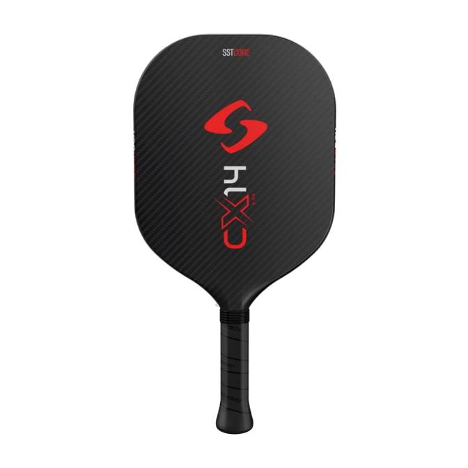 Gearbox CX14H Pickleball Paddle - Lightweight 8.0 oz Carbon Fiber Racket for Competitive Play (Red) | Perfect for Indoor/Outdoor Courts, Tournaments & Recreational Games