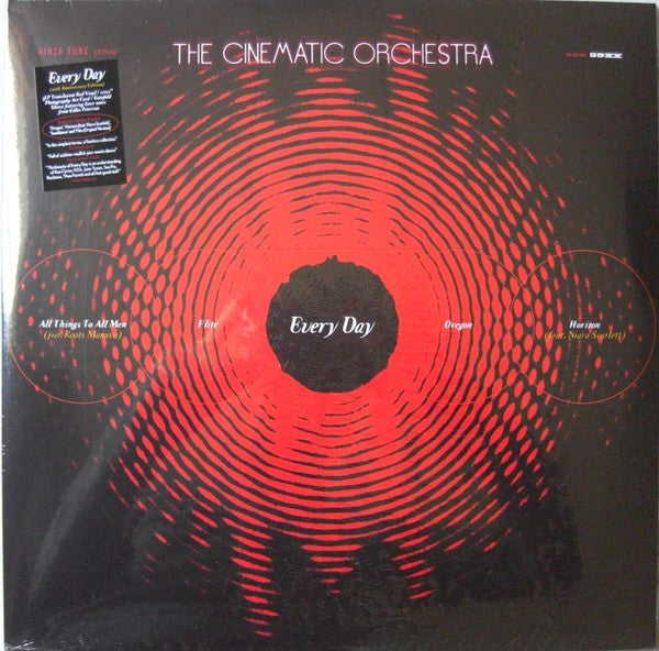 The Cinematic Orchestra - Every Day (3xLP Vinyl Album, Deluxe Limited Edition Reissue, Red Colored) | Mint Condition | Perfect for Jazz Lovers & Vinyl Collectors | Home Listening & Music Enthusiasts