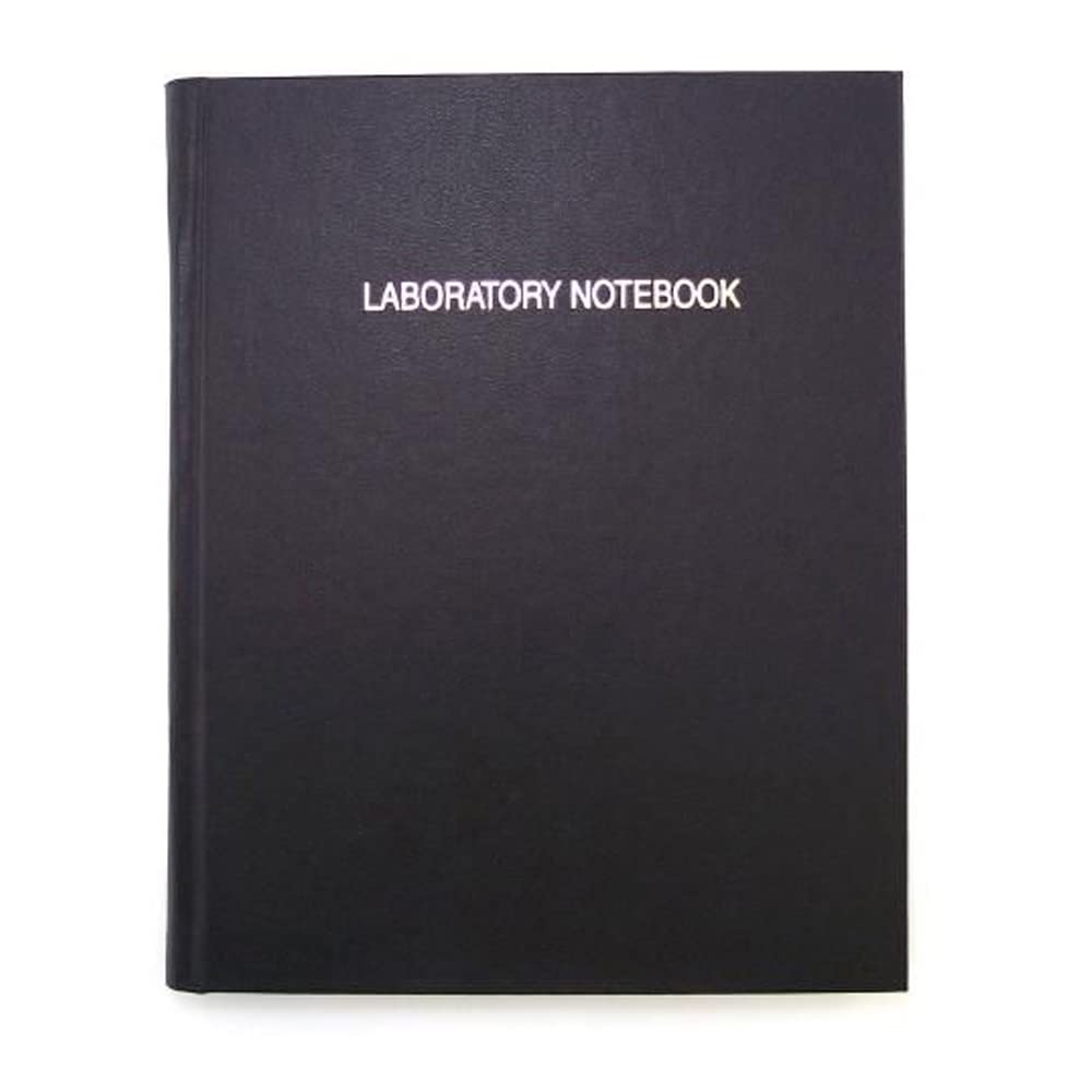 Thomas TSCILIRPE216LKG Grid Lab Notebook - Black Faux Leather Cover, 216 Pages, 10