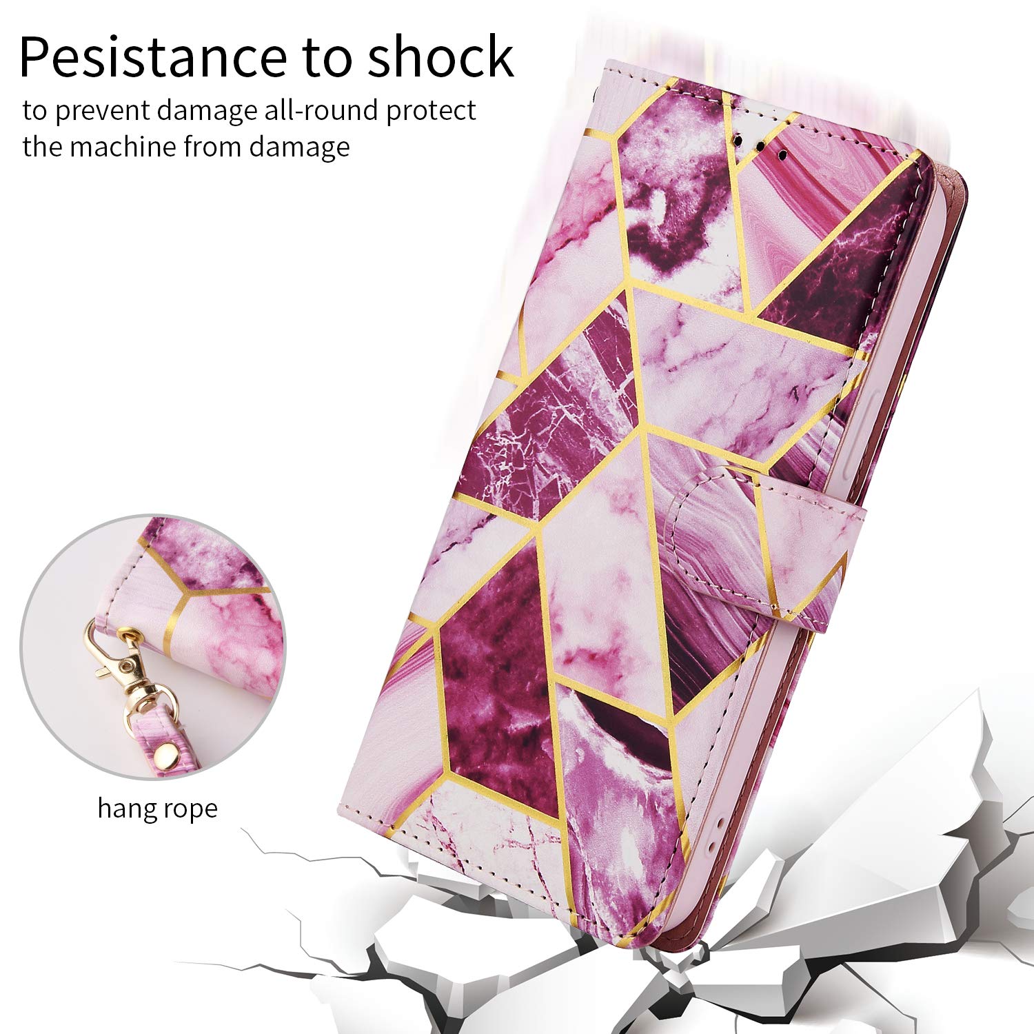 **ASUWISH Wallet Case for Samsung Galaxy A52 5G/4G with Tempered Glass Screen Protector – Flip Stand Card Holder Kickstand Phone Cover for Men & Women (Purple) – Perfect for Work, Travel & Daily Use**