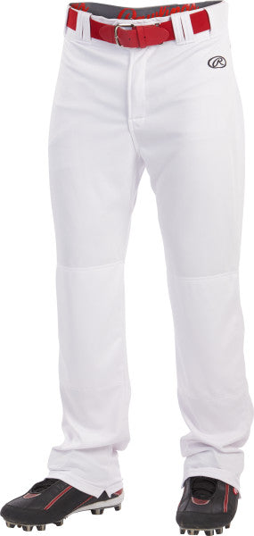 Rawlings Youth Launch Baseball Pants - Comfortable & Durable for Kids Baseball Games & Practice (Black/White, Size S-XL) - Perfect for Little League, Training & Outdoor Sports