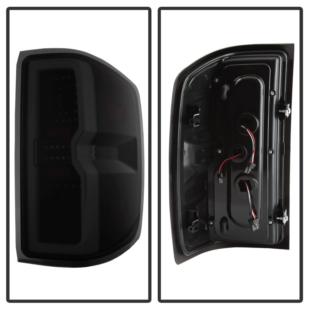 2014-2016 Chevy Silverado 1500/2500HD/3500HD LED Tail Lights - Red LED Brake Light Bar for Improved Visibility & Safety | Perfect for Night Driving & Towing