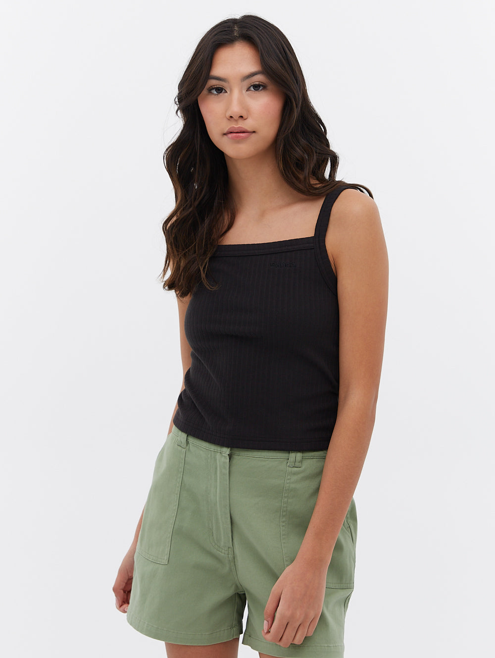 Sudell Women's Square Neck Tank Top - Soft Stretchy Casual Sleeveless Shirt for Summer, Workout, and Layering