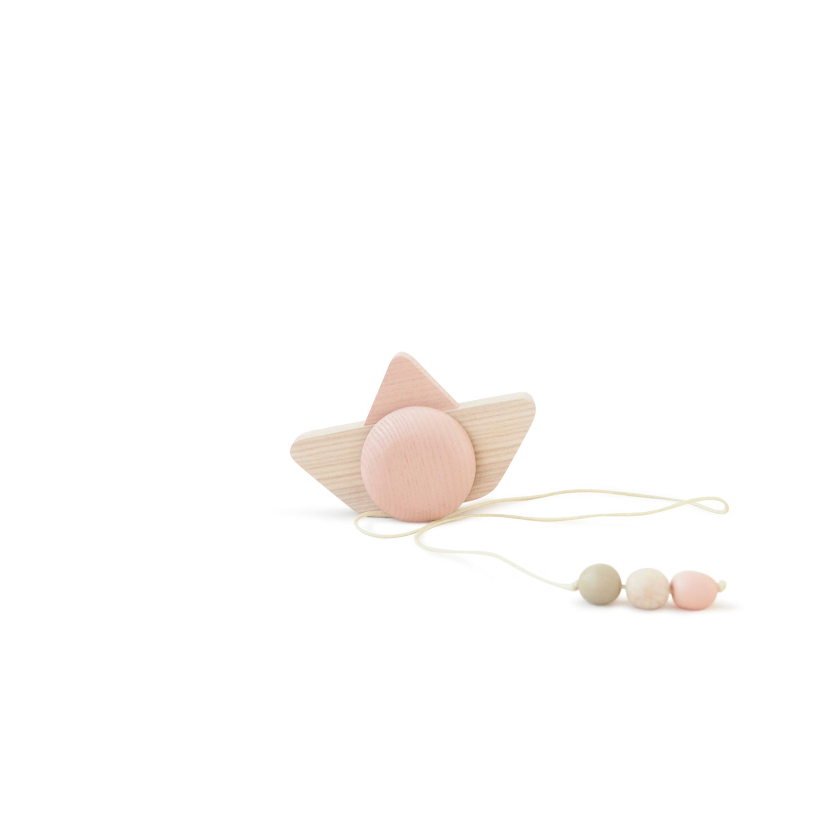 Babai Pull Go Ship Pink - Stylish and Durable Toy for Kids' Outdoor Play, Perfect for Backyard Fun and Beach Adventures