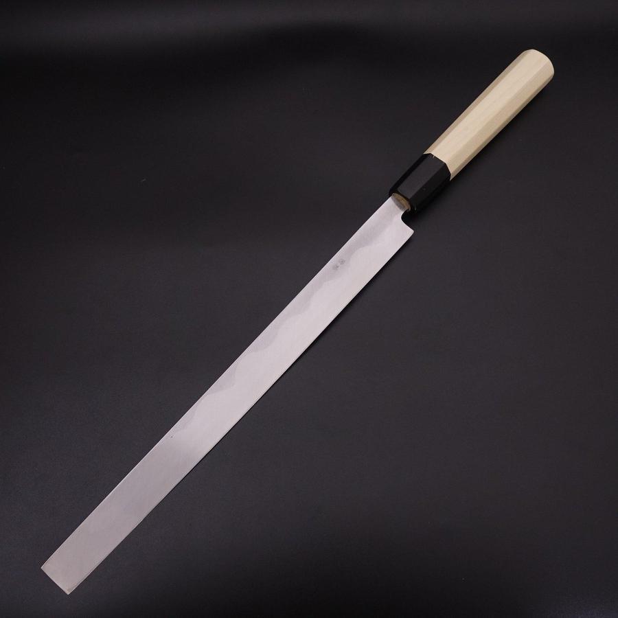 Premium Takohiki Japanese Sushi Knife - Blue Steel #2 Kasumi Finish with Buffalo Magnolia Handle (270mm) - Perfect for Sushi Chefs & Professional Kitchen Use