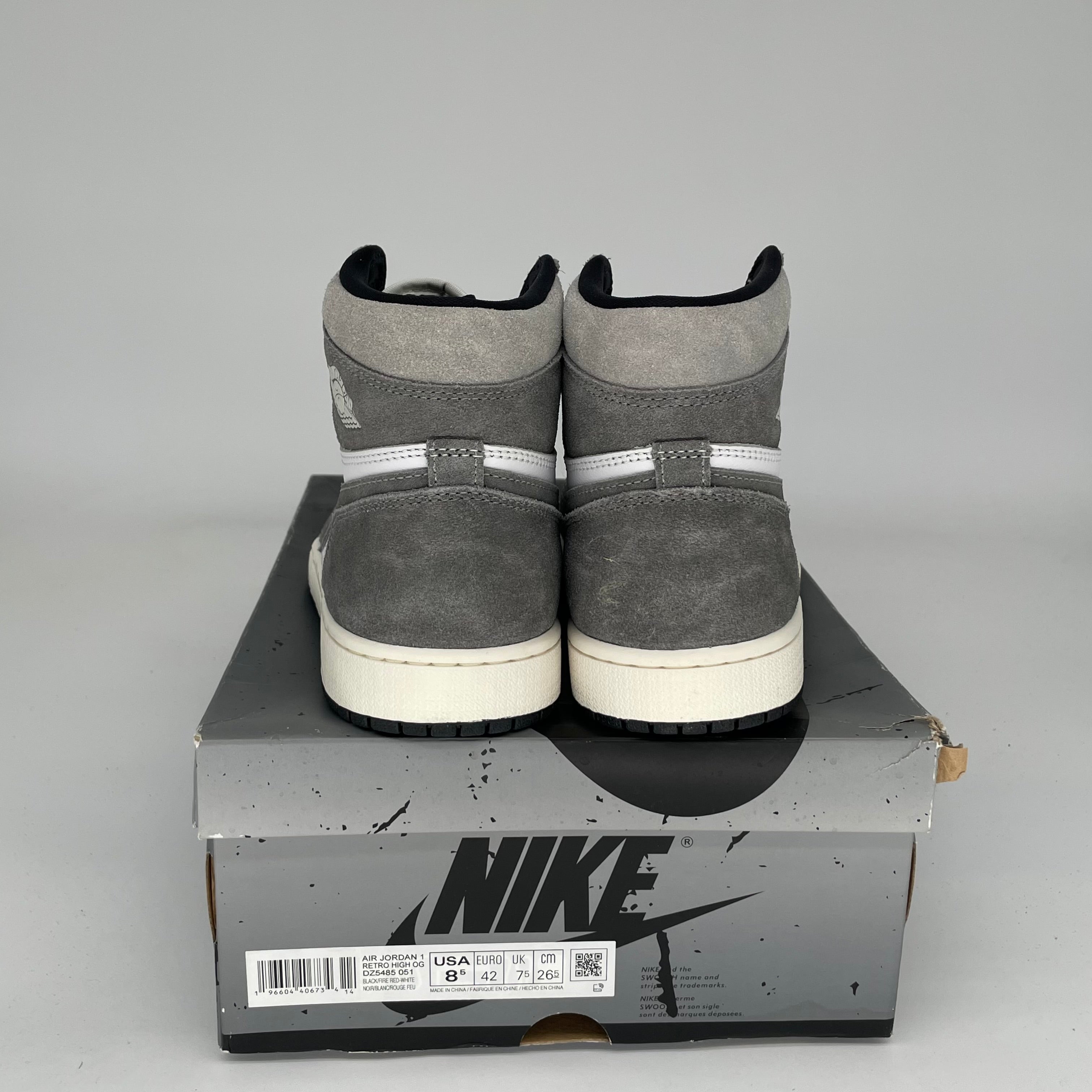 **AIR JORDAN 1 WASHED BLACK MEN'S SNEAKERS SIZE 8.5 DZ5485-051 – Perfect for Casual Wear, Street Style & Sneaker Collectors**