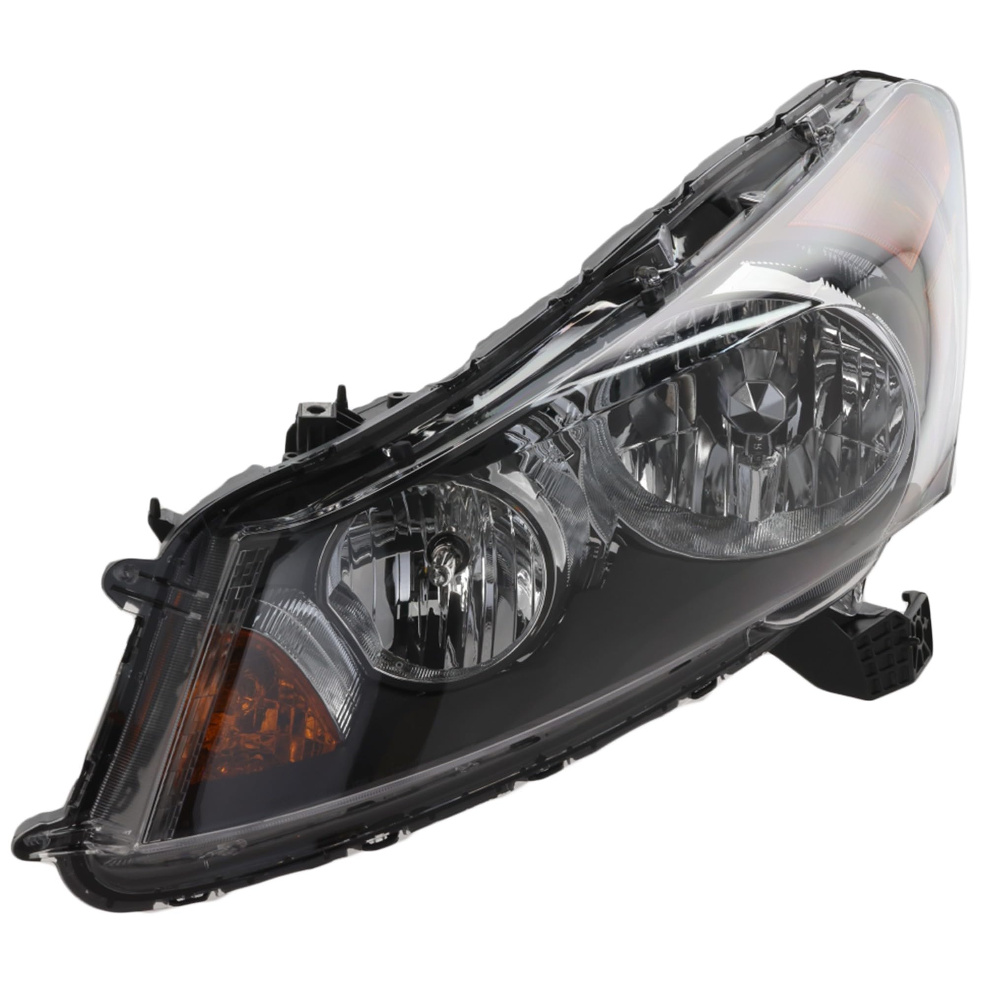 Go-Parts - Replacement Headlight Assembly for 2008-2012 Honda Accord Sedan (Left Driver Side, Halogen) - Perfect for Night Driving & Foggy Conditions