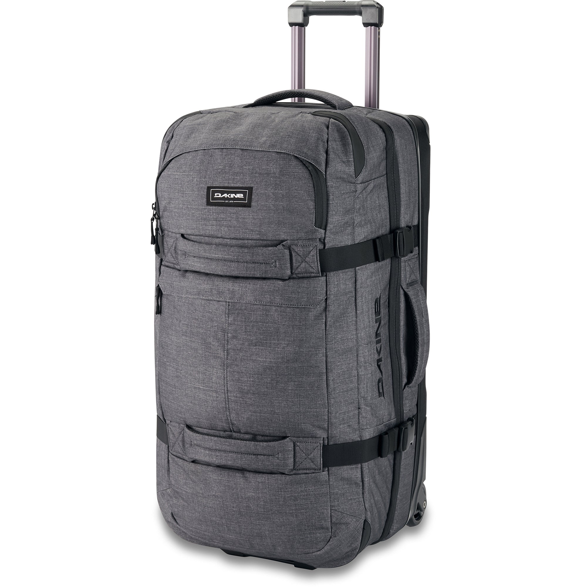 Dakine Split Roller Bag 85L Carbon - Large Travel Luggage for Adventure & Business Trips - Perfect for Air Travel, Road Trips & Outdoor Gear Storage