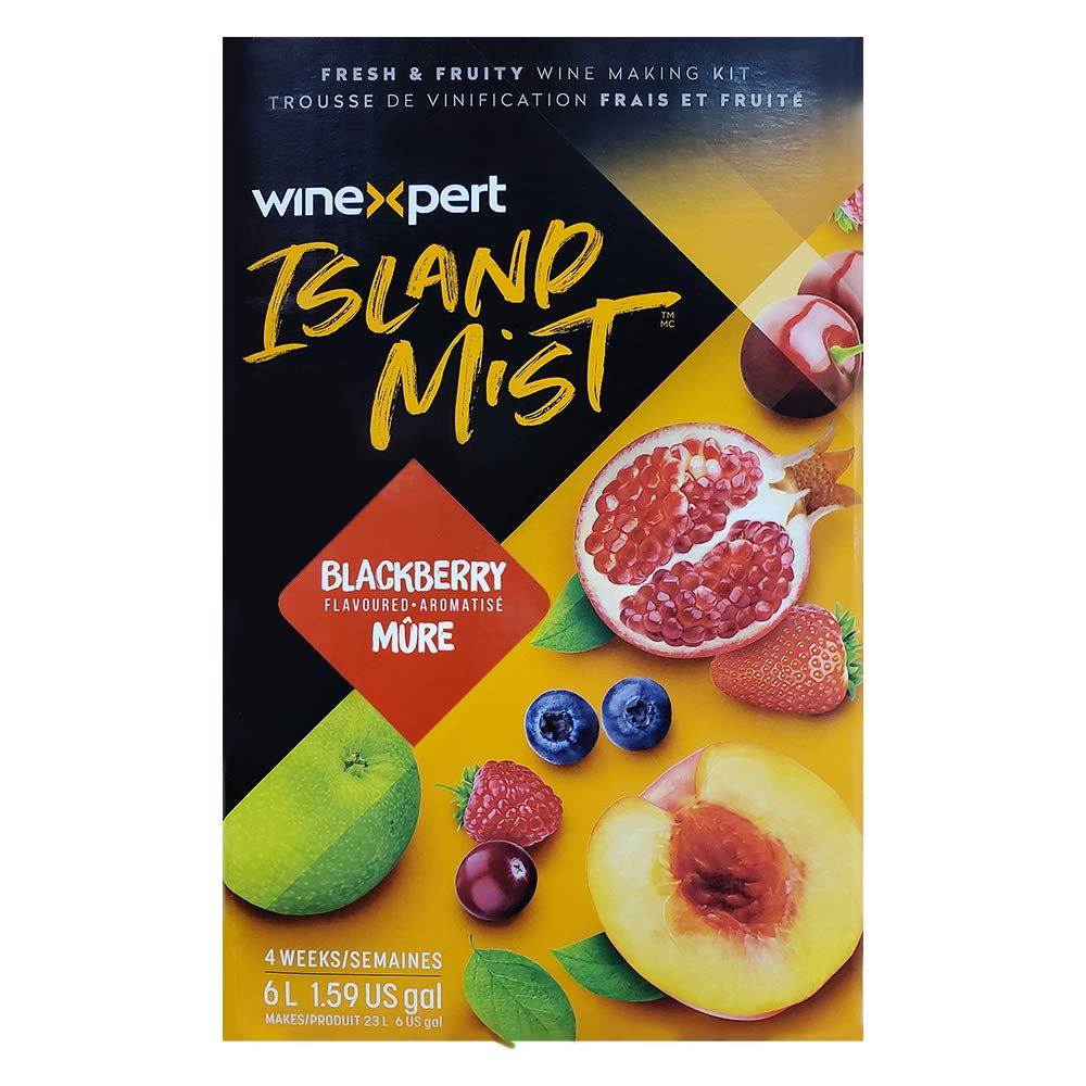 Blackberry Cabernet Island Mist Wine Ingredient Kit - Make 6 Gallons of Fruity Red Wine at Home | Perfect for Parties, Gifts & Special Occasions