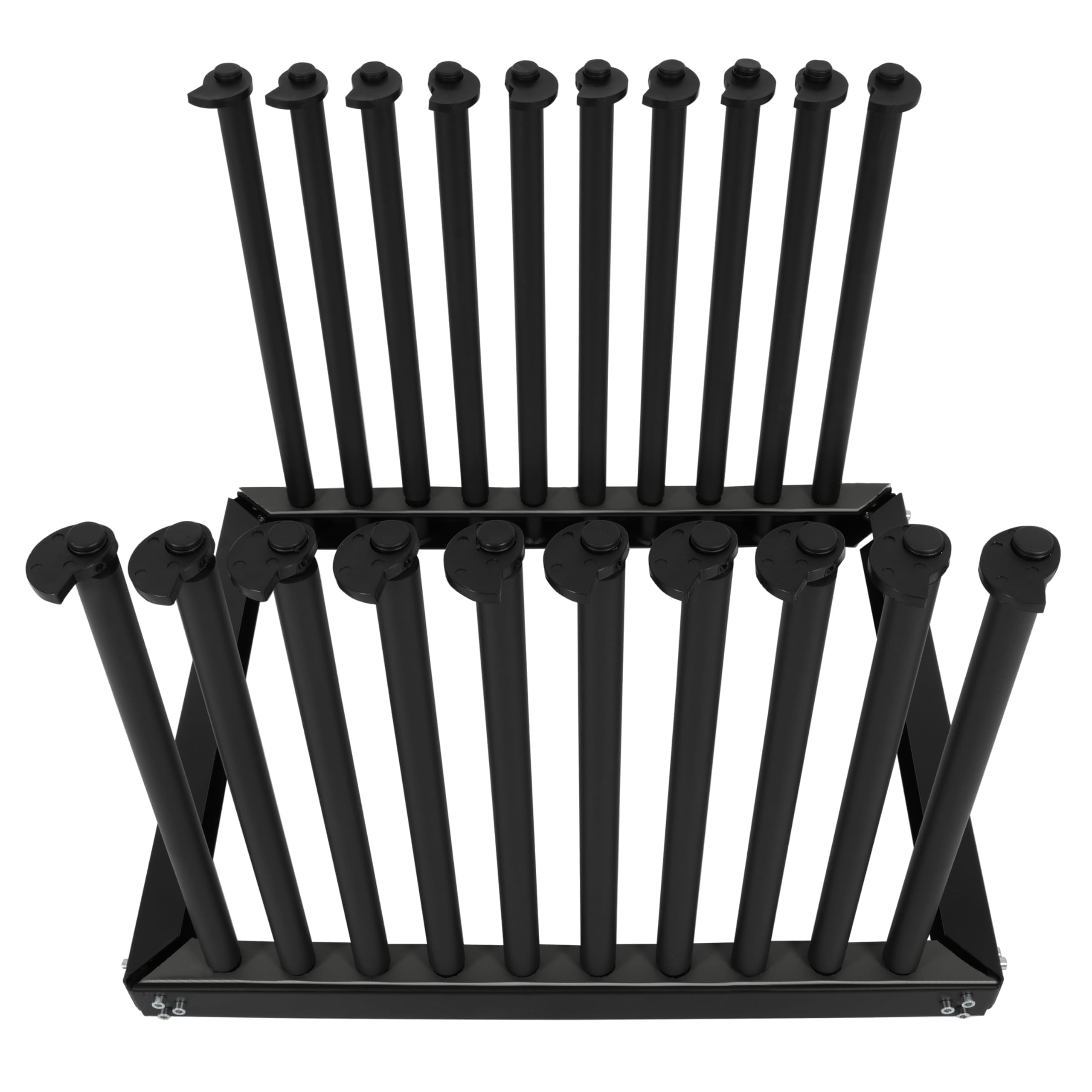 KUAFU Universal 9-Lite Windshield Rack for Trucks - 24-Inch Height with PVC Pad & Foam Padding - Heavy Duty Elastic Strap Rope - Secure Transportation Glass Rack for Windshields - Perfect for Auto Glass Transport & Professional Installers