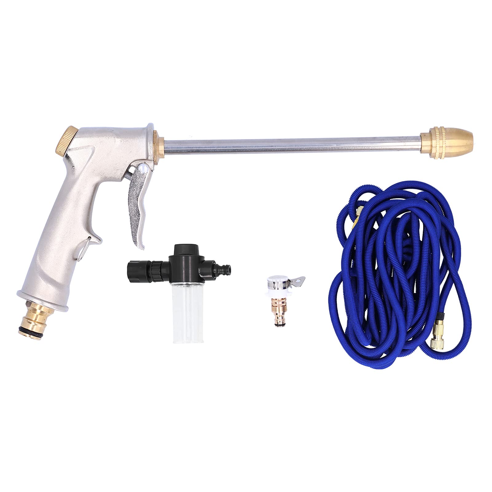 Yctze High Pressure Water Spray Gun - Portable Car Cleaning Sprayer with Universal Hose for Car, Garden & Outdoor Washing | Perfect for Vehicle Detailing, Plant Watering & Patio Cleaning