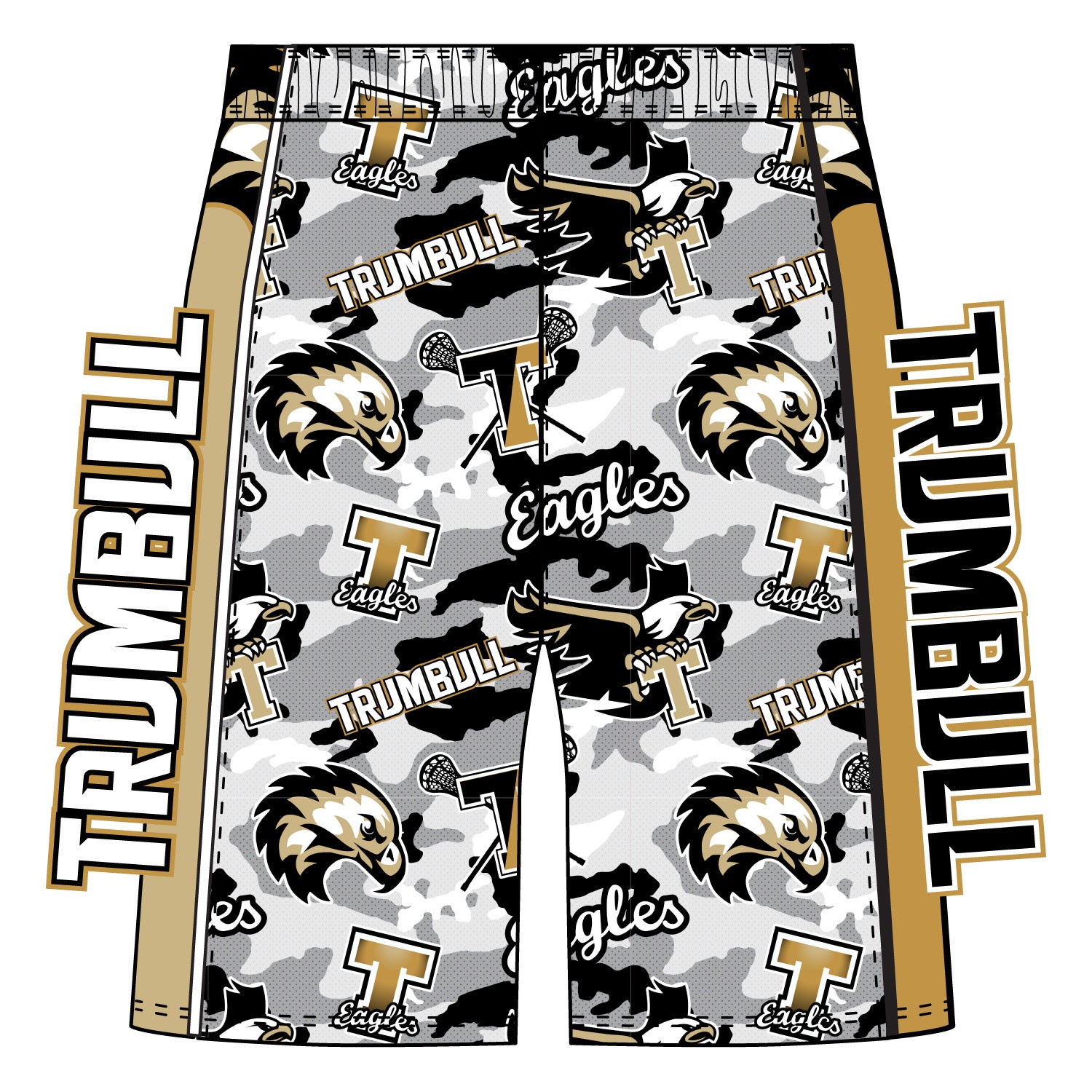 Boys & Mens Trumbull Lacrosse Shorts - Lightweight Athletic Shorts for Lacrosse, Soccer & Running - Comfortable Training & Game Day Shorts for Men & Youth Players