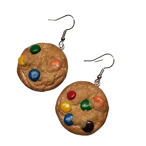 Delicious Chocolate Candy Cookie Earrings - Sweet & Fun Food Jewelry for Women - Perfect for Parties, Gifts & Everyday Fashion