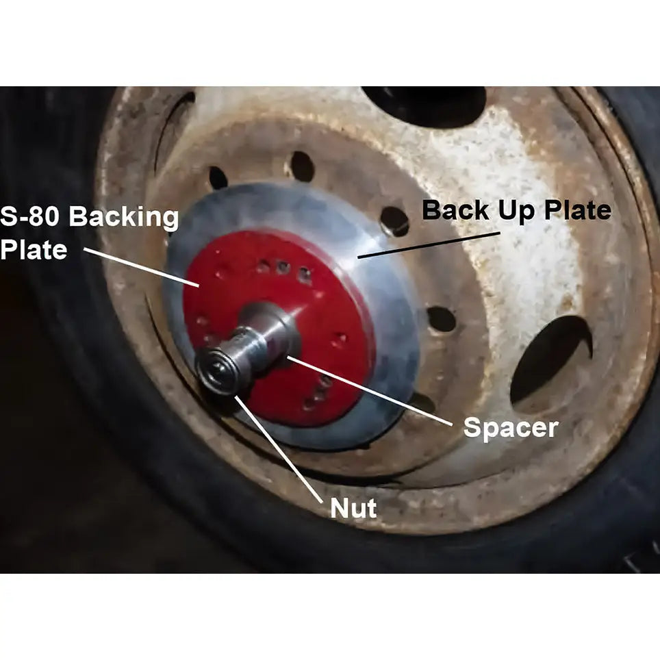 Amermac HBP 001 Hub Centric Wheel Balancing Backing Plate - Perfect for Wheel Alignment & Truing on Cars, Trucks & SUVs