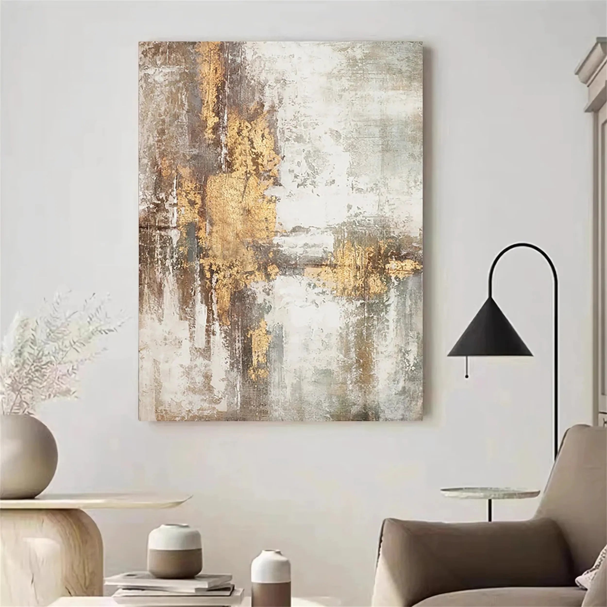 Abstract Painting #AB 109 - Modern Wall Art for Home & Office Decor - Perfect for Living Room, Bedroom or Workspace