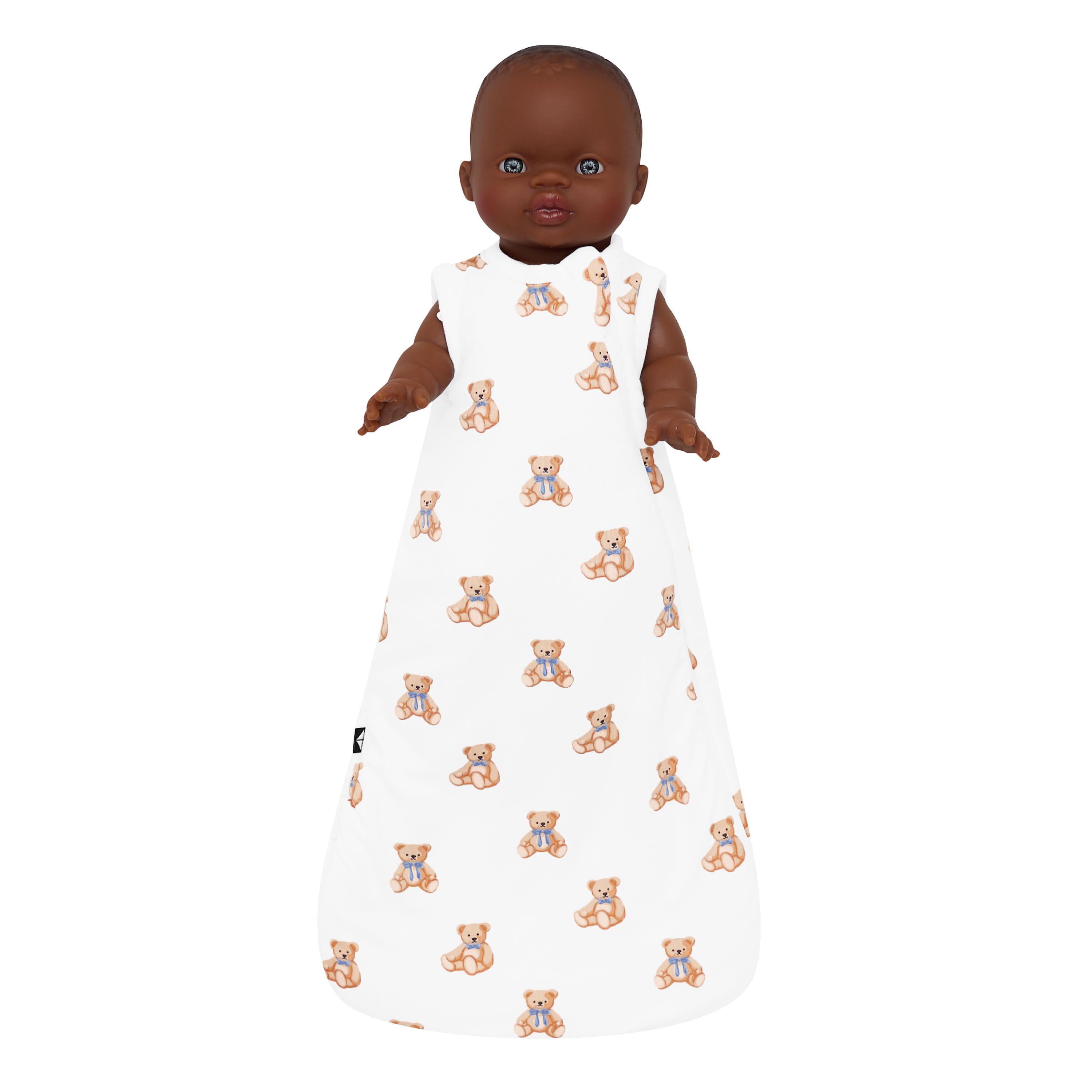 Soft Teddy Bear Baby Doll Sleep Bag - Cozy & Warm for Newborns & Toddlers - Perfect for Nursery, Travel & Bedtime Comfort
