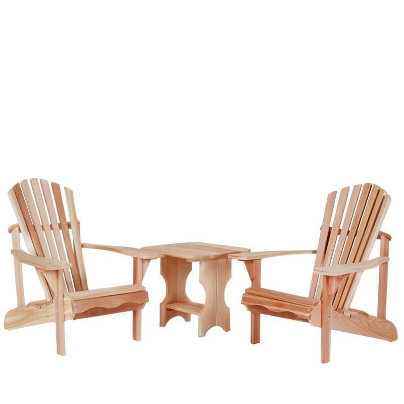 Premium Cedar Adirondack Magazine Table - Outdoor Side Table for Patio, Deck & Garden - Rustic Wooden Coffee Table with Weather-Resistant Finish - Perfect for Backyard, Poolside & Porch Relaxation