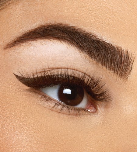 Volumizing Liquid Eyeliner for Thicker Lashes - 2 Rich Shades (Black & Brown) | Perfect for Daytime Office Look & Nighttime Glam Makeup