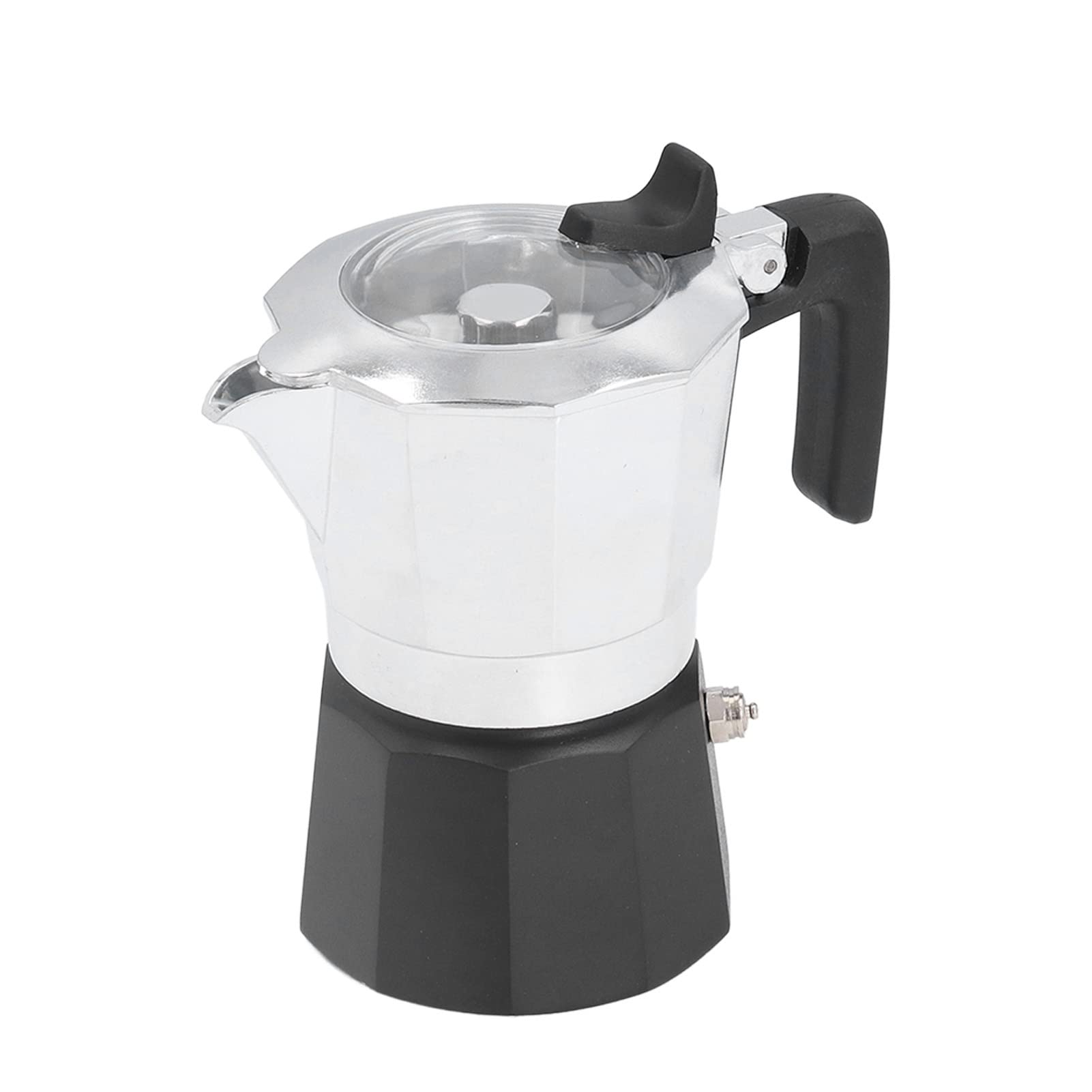 Premium Aluminum Moka Pot - Stovetop Espresso Maker for Rich Coffee, Ideal for Home, Office & Cafe Use