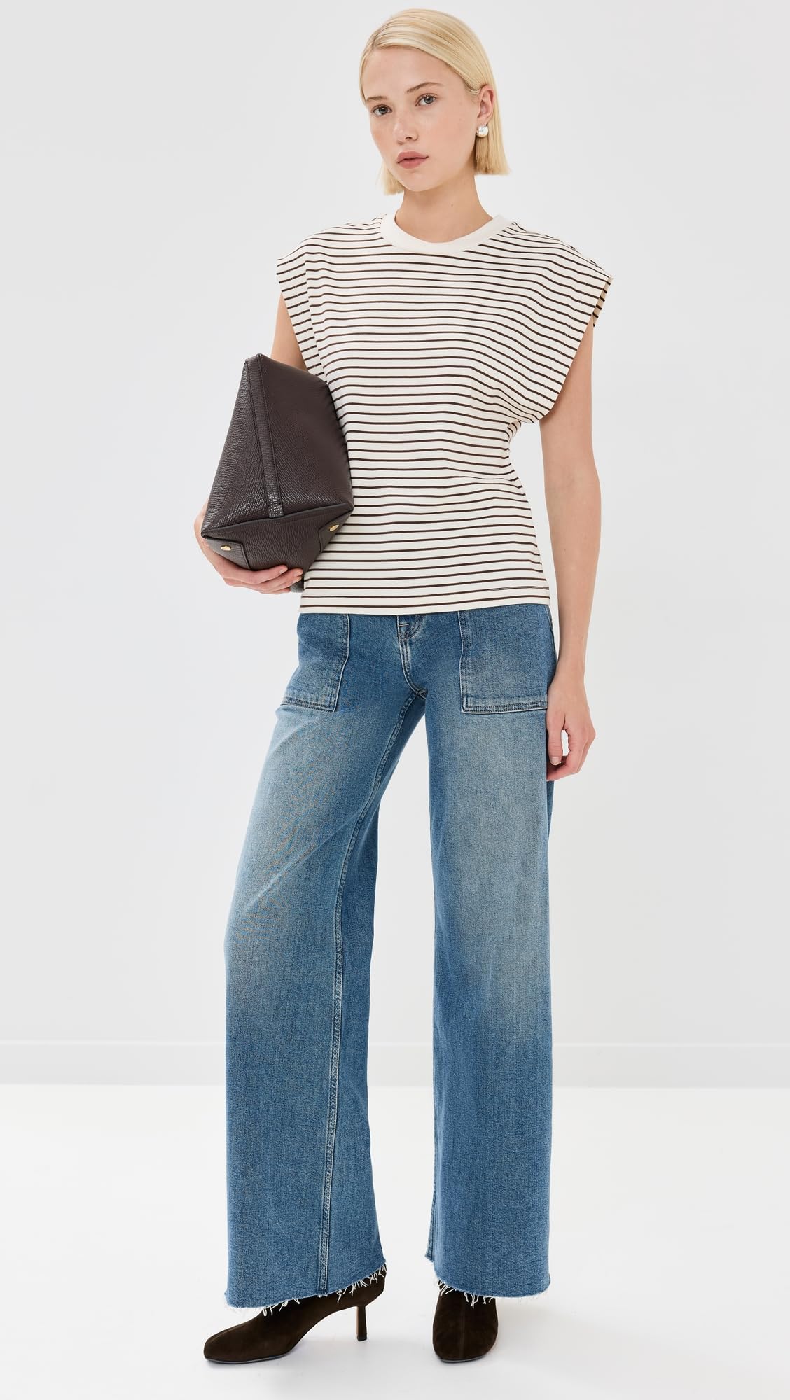 Women's Pistola Denim Penny Utility Jeans - High Waist Stretch Skinny Jeans for Casual Wear & Everyday Outfits