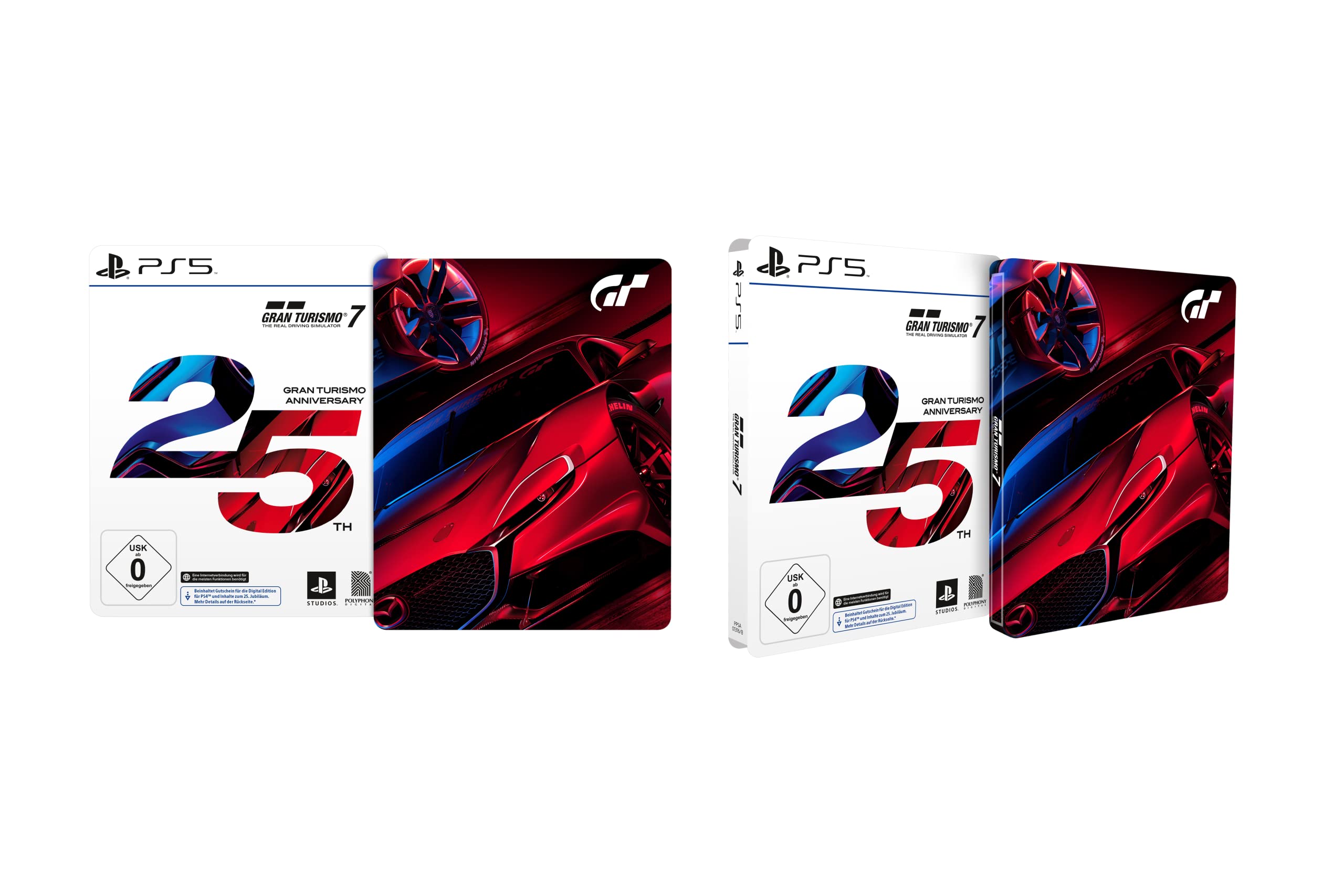 Gran Turismo 7® 25th Anniversary Edition - PS4 & PS5 Racing Game | Collector's Edition with Exclusive Content | Perfect for Racing Enthusiasts & Anniversary Collectors