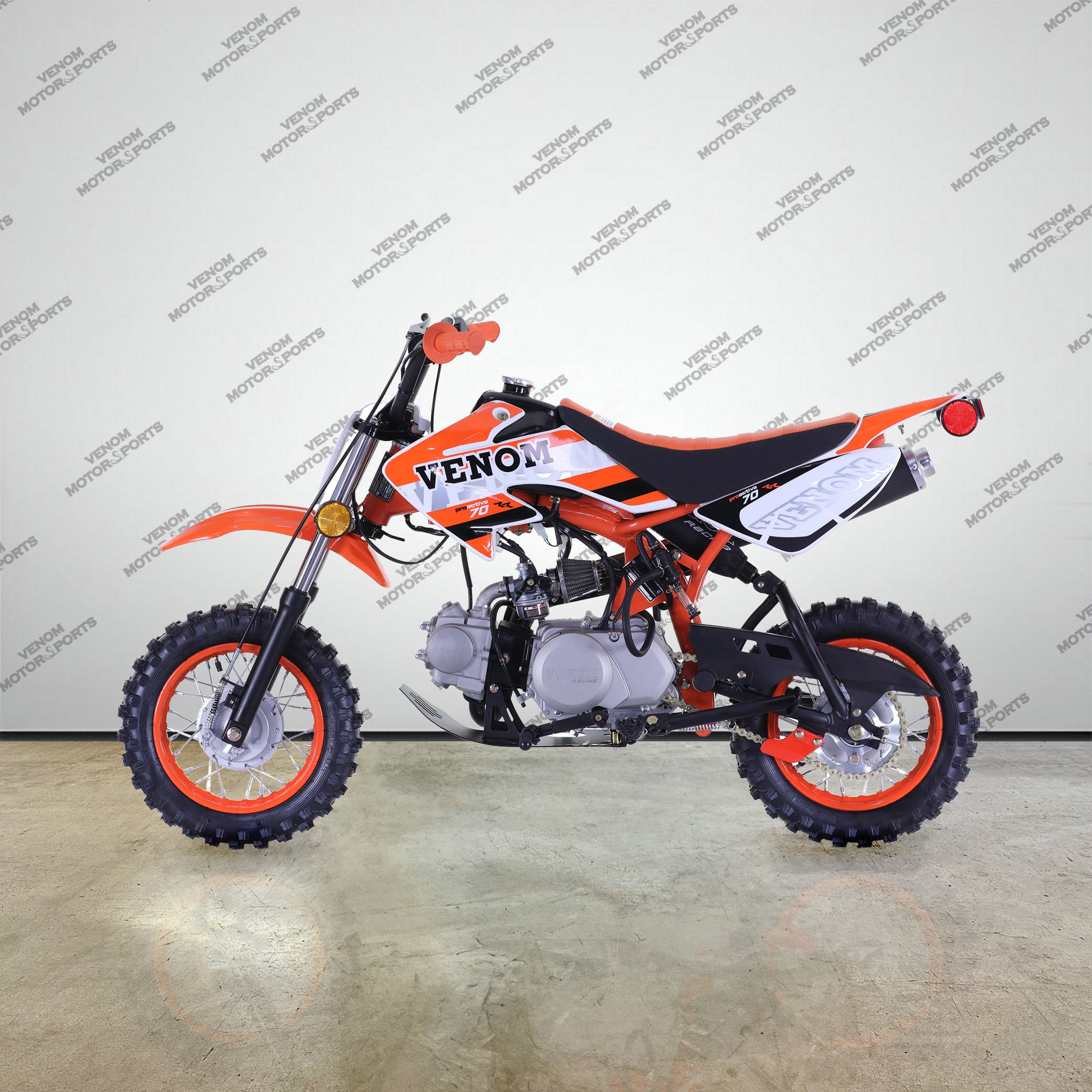 Venom MX70 70cc Dirt Bike for Adults & Teens - Fully Automatic Gas-Powered Off-Road Motorcycle - Perfect for Trail Riding, Backyard Fun & Off-Road Adventures