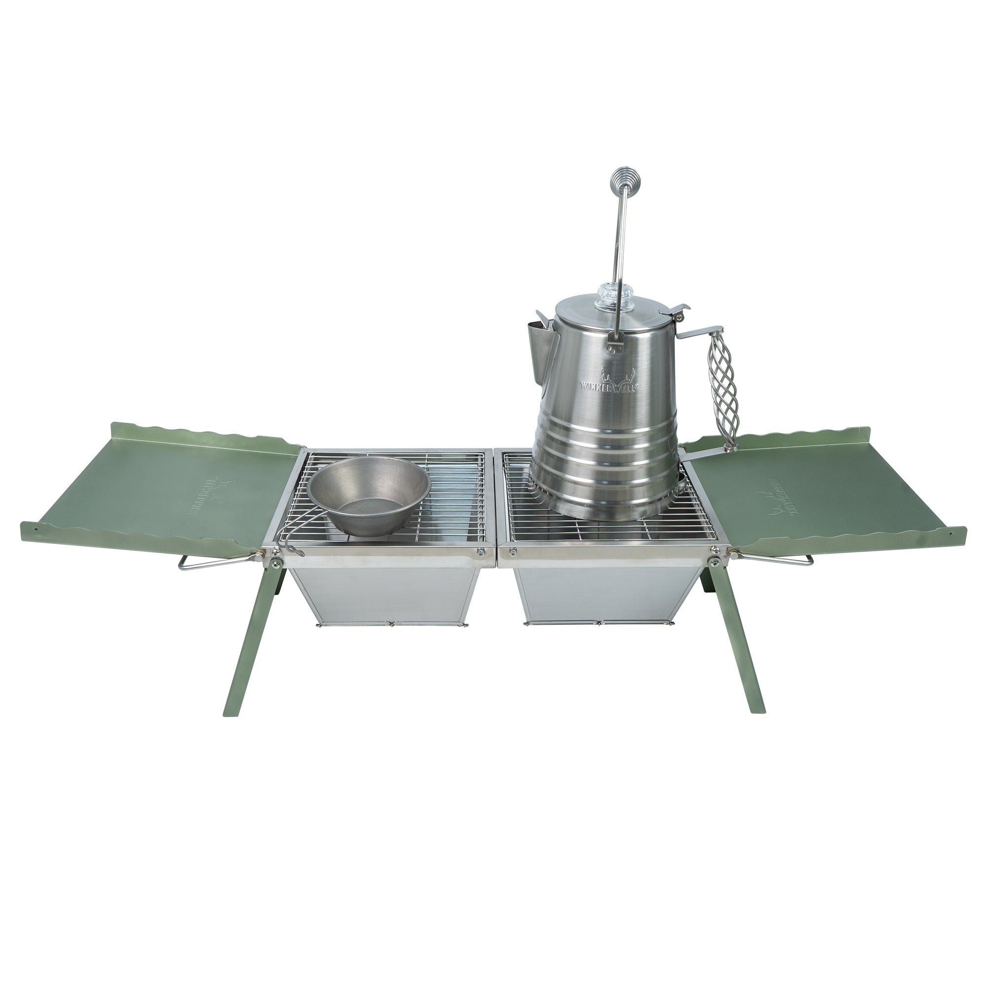 Fastfold Portable Charcoal BBQ Grill - Compact & Lightweight for Camping, Tailgating, and Backyard BBQs