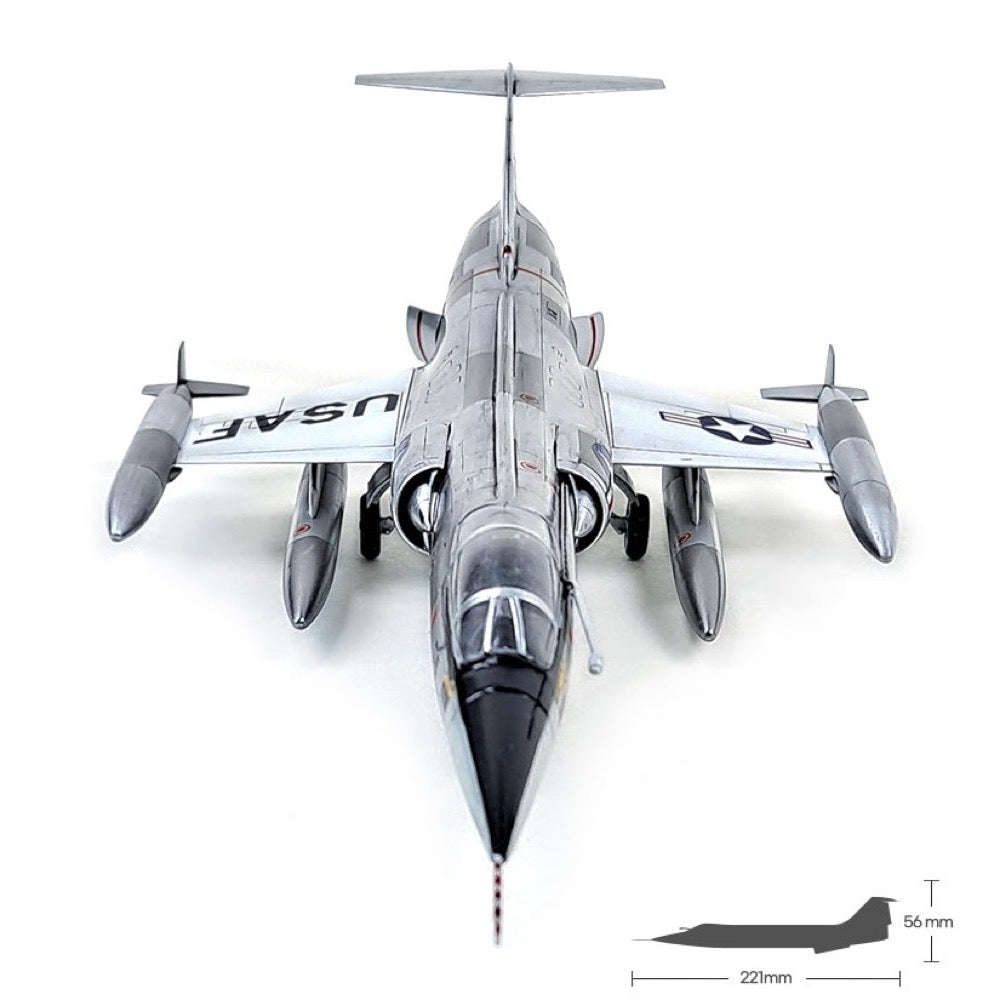1/72 Scale Lockheed USAF F-104C Starfighter Vietnam War Model Kit - Academy 12576 | Perfect for Collectors, History Enthusiasts & Military Aircraft Displays