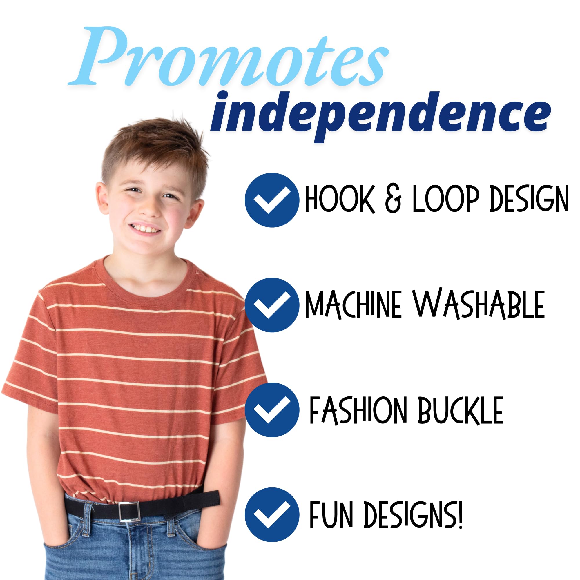 Sturdy Canvas Print Easy Velcro Belt for Toddlers & Kids - Adjustable Waistband for Playtime, School & Daily Wear