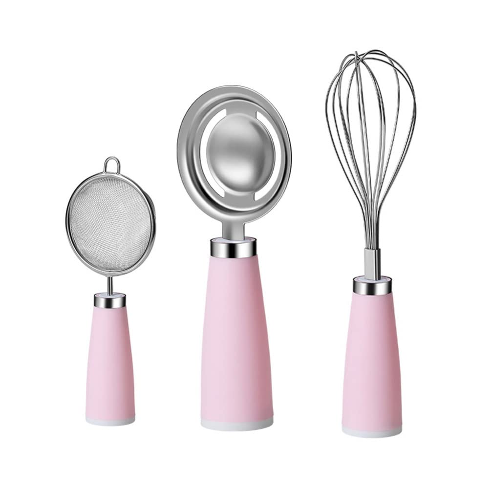 Premium 3-Piece Egg Separator Kit - Egg White & Yolk Divider, Sieve, and Filter for Baking | Perfect for Cakes, Cookies, and Pastry Making | BPA-Free Kitchen Tools for Home Bakers