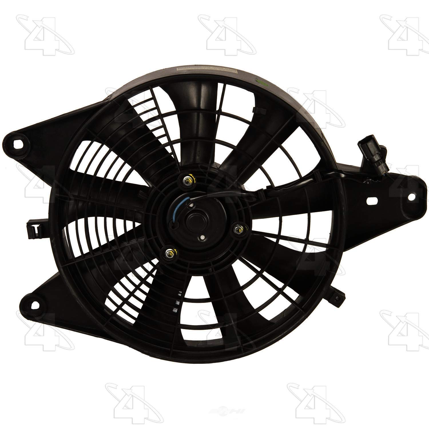 Four Seasons AC Condenser Fan Assembly - Replacement Part #76115 - Compatible with Multiple Vehicle Models - Perfect for Car AC Repair & Maintenance