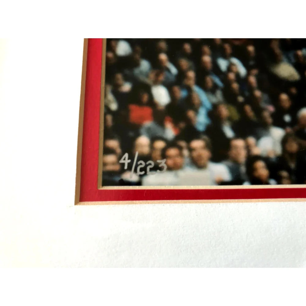 Michael Jordan Signed Chicago Bulls 16x20 Framed Dunk Photo with UDA COA - Limited Edition #D/223 - Perfect for Sports Memorabilia Collections, Man Cave Decor, and Basketball Fan Gifts