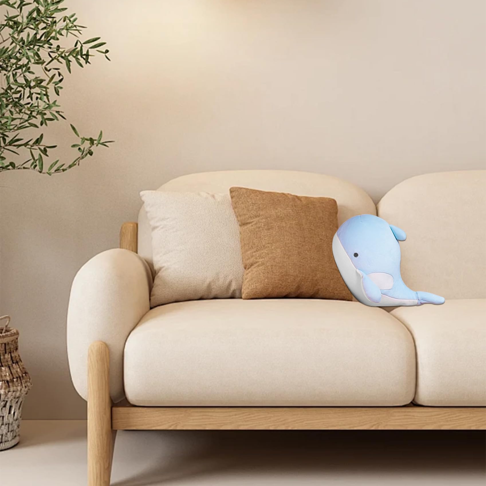 **2-in-1 Whale Neck Pillow for Kids - Soft & Cute Travel Pillow with Stuffed Animal Design - Perfect for Airplane, Car Rides & Nap Time**    (Note: This optimized title includes keywords like 