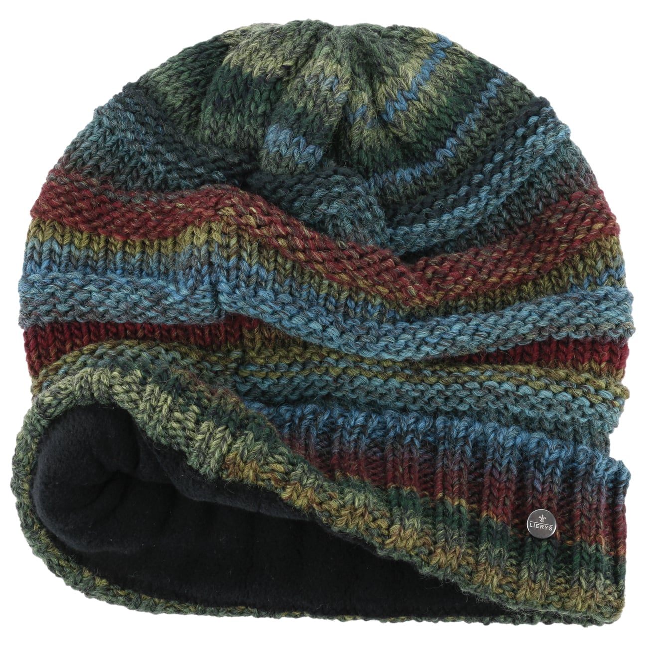 Lierys Bernardo Beanie - Fleece-Lined Winter Hat with Foldable Cuff for Men & Women - Perfect for Skiing, Snowboarding & Cold Weather Outdoor Activities