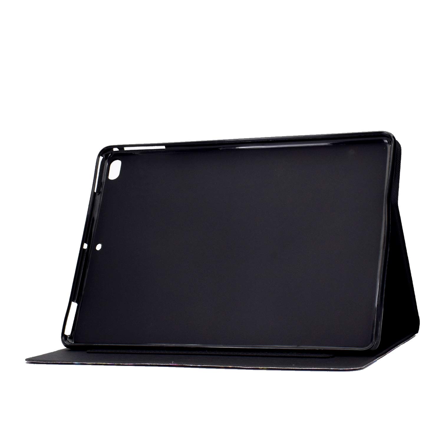 Premium PU Leather iPad Case for 9.7-inch iPad 6th/5th Gen (2017/2018) & iPad Air 2/Air 1 - Auto Wake/Sleep Flip Cover with Card Holder & Stand Function - Perfect for Work, Travel and Daily Use (Cat & Tiger Design)