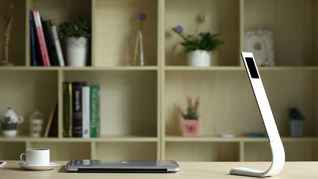 Rechargeable Cordless LED Desk Lamp with 3 Brightness Modes & 18 Light Settings - 1800mAh Battery Powered Eye-Care Light for Home Office, Study, Reading, and Bedside Use - Portable Multi-Function Task Lamp