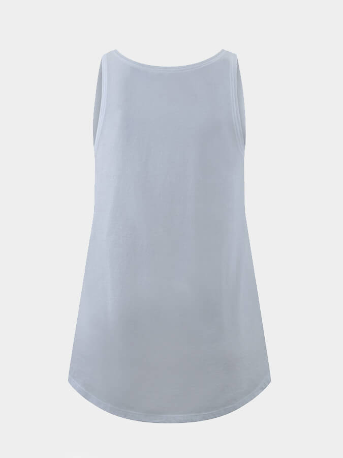 Organic Cotton Classic Vest for Women - Comfortable Yoga & Workout Tank Top - Perfect for Yoga Studio, Gym & Casual Wear