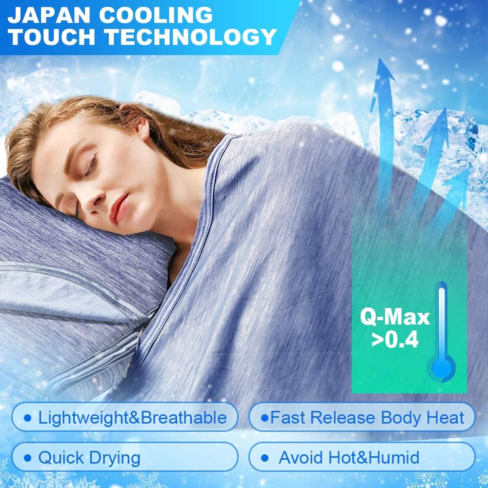 Elegear Cooling Blanket - Arc Chill 3.0 Technology, Ultra Soft & Breathable, Temperature Regulating for Hot Sleepers, Multiple Sizes (Queen, King, Twin) - Perfect for Summer Nights, Hot Flashes & Bedroom Comfort