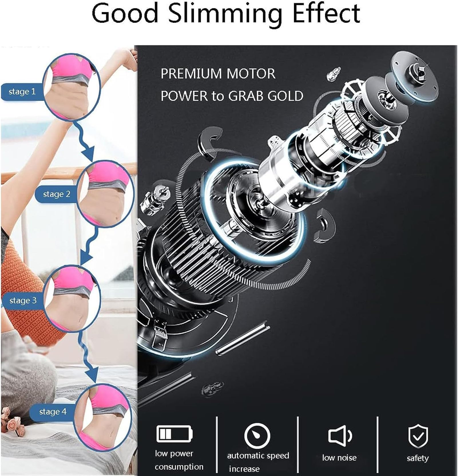 Portable Body Shaping Machine - Fat Freezing Slimming Device for Arms, Waist, Thighs, Hips & Legs | Cryolipolysis Cool Sculpting at Home | Perfect for Home Spa & Weight Loss Routine