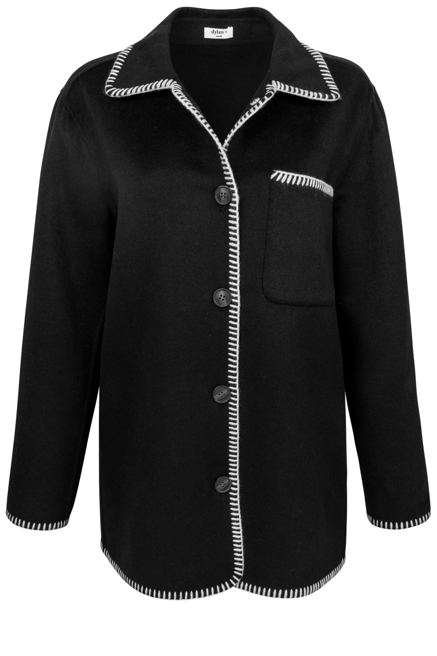 Dylan Blanket Stitch Jacket - Cozy & Stylish Men's Outerwear for Fall & Winter | Perfect for Casual Outings, Hiking & Outdoor Adventures